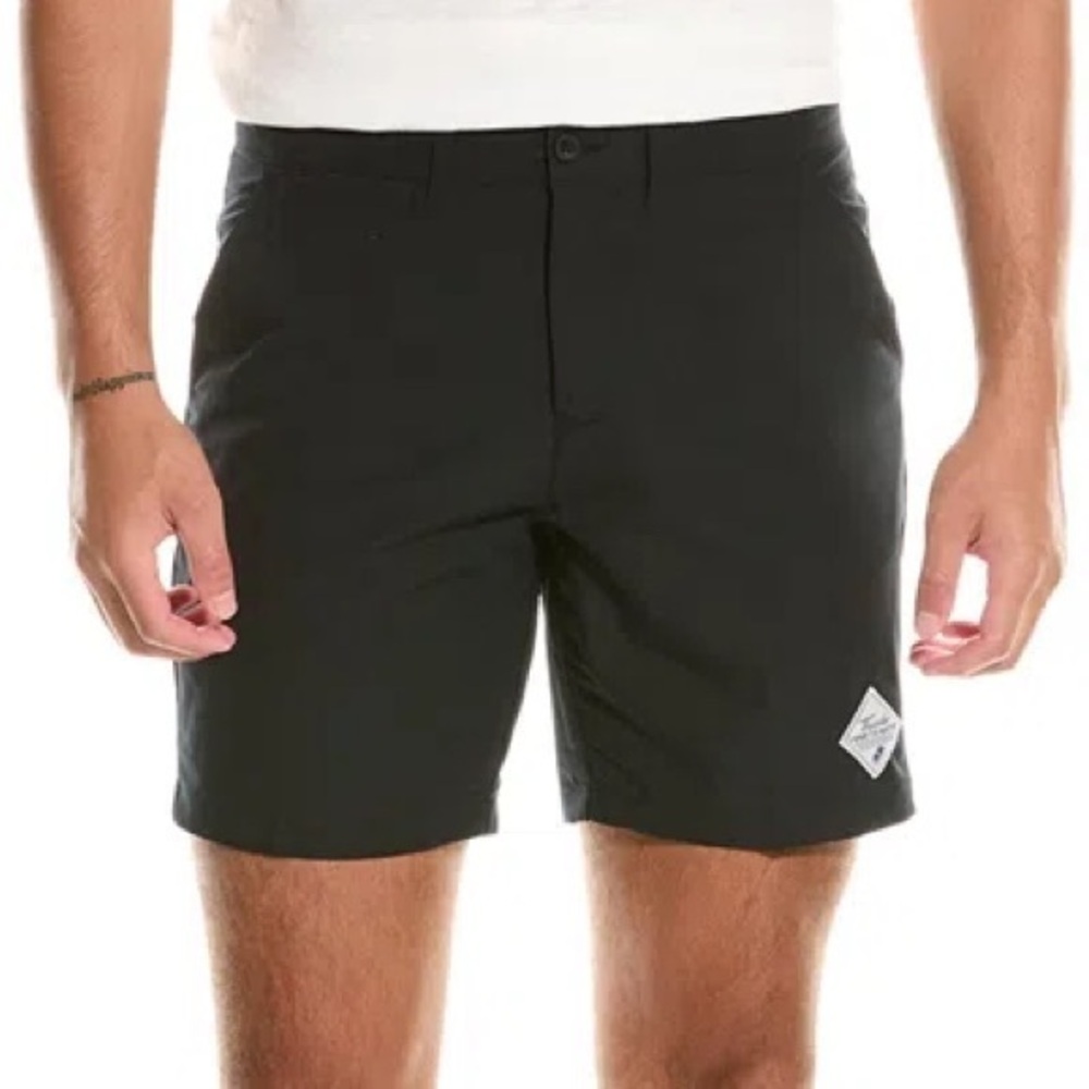 NWT Trunks Beachware From Land To the Water 360 Stretch Shorts Black Size 32